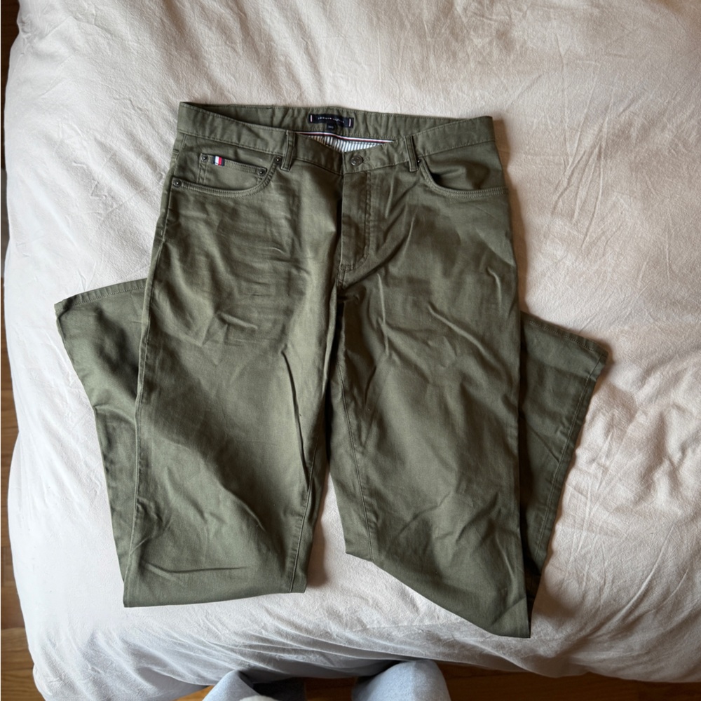 Tommy Hilfiger Olive Green Pants